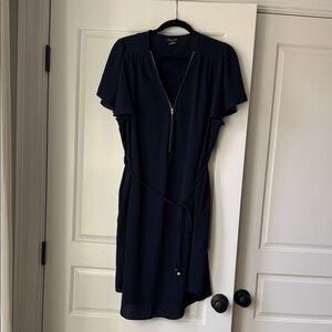 City Chic Midnight Blue Midi Dress